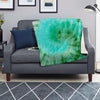 Blue And Green Tie Dye Blanket-grizzshop