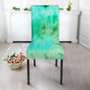 Blue And Green Tie Dye Chair Cover-grizzshop