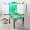 Blue And Green Tie Dye Chair Cover-grizzshop