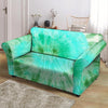 Blue And Green Tie Dye Loveseat Cover-grizzshop