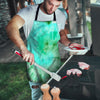 Blue And Green Tie Dye Men's Apron-grizzshop