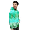 Blue And Green Tie Dye Men's Hoodie-grizzshop