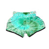 Blue And Green Tie Dye Muay Thai Boxing Shorts-grizzshop