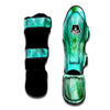 Blue And Green Tie Dye Muay Thai Shin Guard-grizzshop