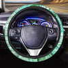 Blue And Green Tie Dye Steering Wheel Cover-grizzshop