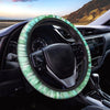 Blue And Green Tie Dye Steering Wheel Cover-grizzshop