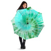 Blue And Green Tie Dye Umbrella-grizzshop