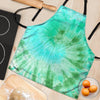 Blue And Green Tie Dye Women's Apron-grizzshop