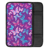 Blue And Pink Butterfly Print Car Console Cover-grizzshop