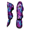 Blue And Pink Butterfly Print Muay Thai Shin Guard-grizzshop