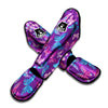 Blue And Pink Butterfly Print Muay Thai Shin Guard-grizzshop