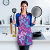 Blue And Pink Butterfly Print Women's Apron-grizzshop