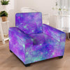 Blue And Pink Galaxy Space Armchair Cover-grizzshop