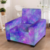 Blue And Pink Galaxy Space Armchair Cover-grizzshop