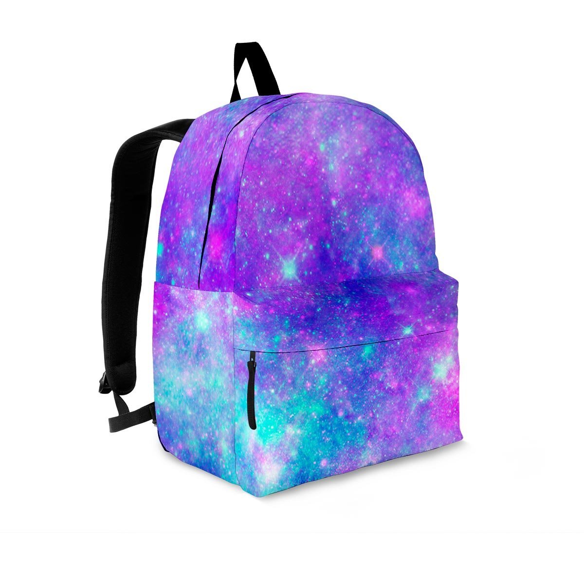 Blue And Pink Galaxy Space Backpack-grizzshop