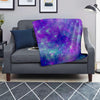 Blue And Pink Galaxy Space Blanket-grizzshop