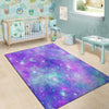 Blue And Pink Galaxy Space Floor Mat-grizzshop