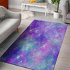 Blue And Pink Galaxy Space Floor Mat-grizzshop