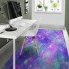 Blue And Pink Galaxy Space Floor Mat-grizzshop