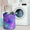 Blue And Pink Galaxy Space Laundry Basket-grizzshop