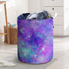 Blue And Pink Galaxy Space Laundry Basket-grizzshop