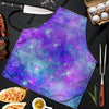 Blue And Pink Galaxy Space Men's Apron-grizzshop