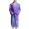 Blue And Pink Galaxy Space Men's Robe-grizzshop