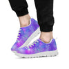 Blue And Pink Galaxy Space Men's Sneakers-grizzshop