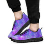 Blue And Pink Galaxy Space Men's Sneakers-grizzshop