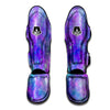 Blue And Pink Galaxy Space Muay Thai Shin Guard-grizzshop