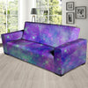 Blue And Pink Galaxy Space Sofa Cover-grizzshop