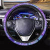 Blue And Pink Galaxy Space Steering Wheel Cover-grizzshop