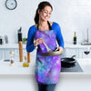 Blue And Pink Galaxy Space Women's Apron-grizzshop