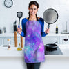 Blue And Pink Galaxy Space Women's Apron-grizzshop