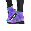 Blue And Pink Galaxy Space Women's Boots-grizzshop