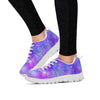 Blue And Pink Galaxy Space Women's Sneakers-grizzshop