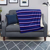 Blue And Purple Mexican Baja Blanket-grizzshop