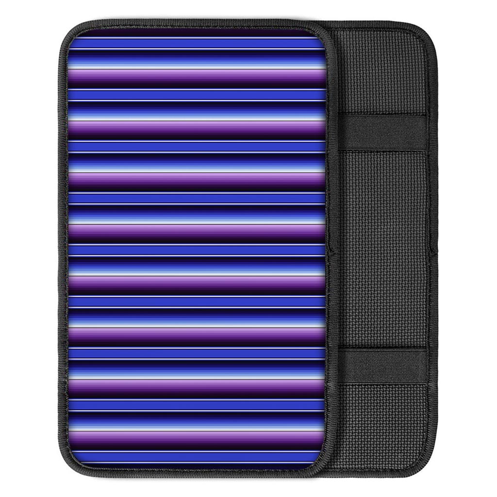 Blue And Purple Mexican Baja Car Console Cover-grizzshop