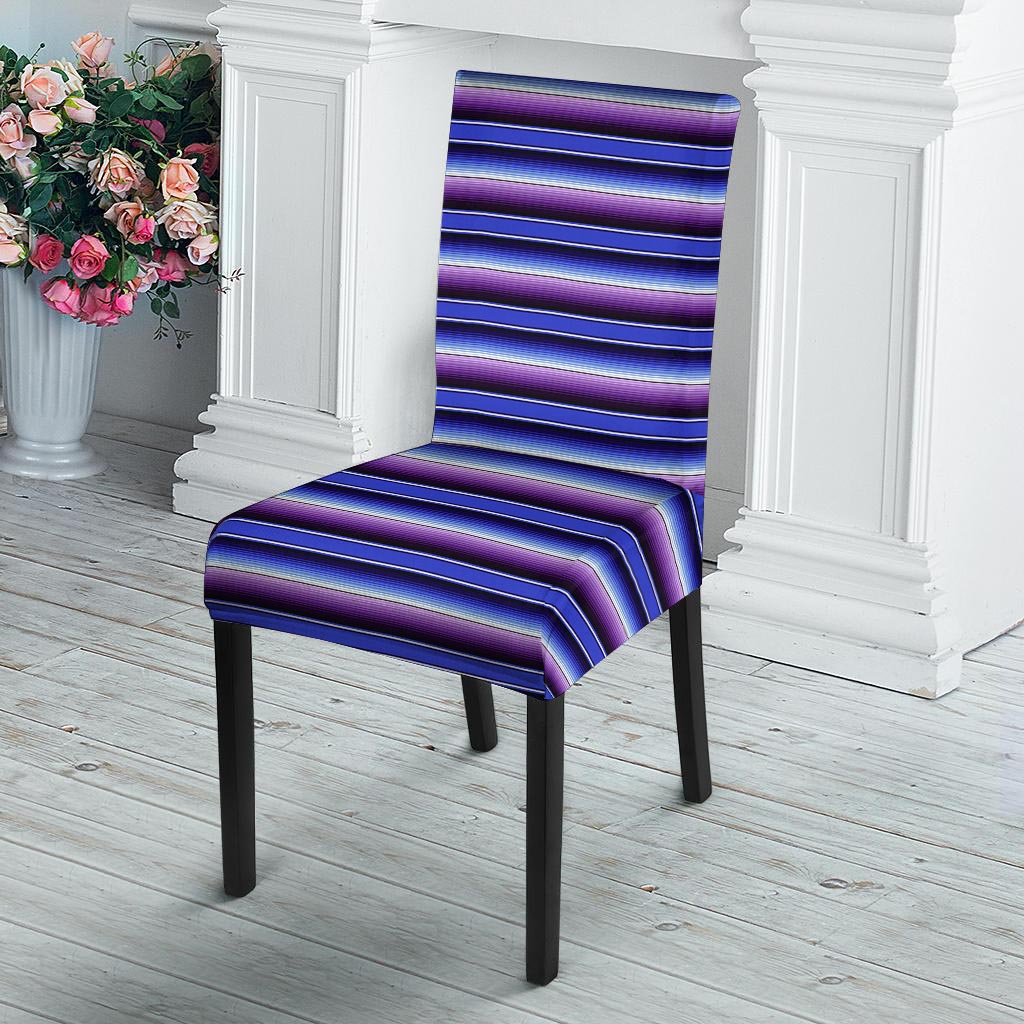 Blue And Purple Mexican Baja Chair Cover-grizzshop