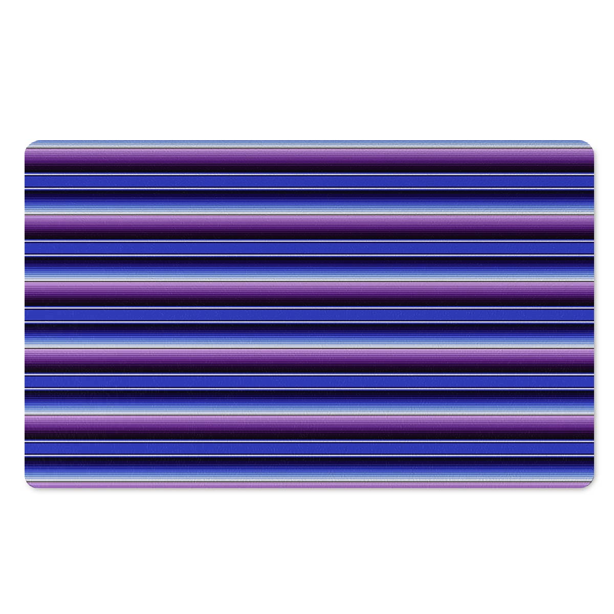Blue And Purple Mexican Baja Door Mat-grizzshop
