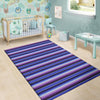 Blue And Purple Mexican Baja Floor Mat-grizzshop