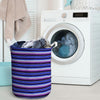 Blue And Purple Mexican Baja Laundry Basket-grizzshop