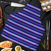 Blue And Purple Mexican Baja Men's Apron-grizzshop