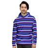 Blue And Purple Mexican Baja Men's Hoodie-grizzshop