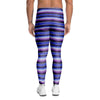 Blue And Purple Mexican Baja Men's Leggings-grizzshop