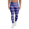 Blue And Purple Mexican Baja Men's Leggings-grizzshop