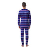 Blue And Purple Mexican Baja Men's Pajamas-grizzshop