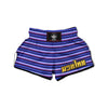 Blue And Purple Mexican Baja Muay Thai Boxing Shorts-grizzshop