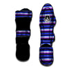 Blue And Purple Mexican Baja Muay Thai Shin Guard-grizzshop