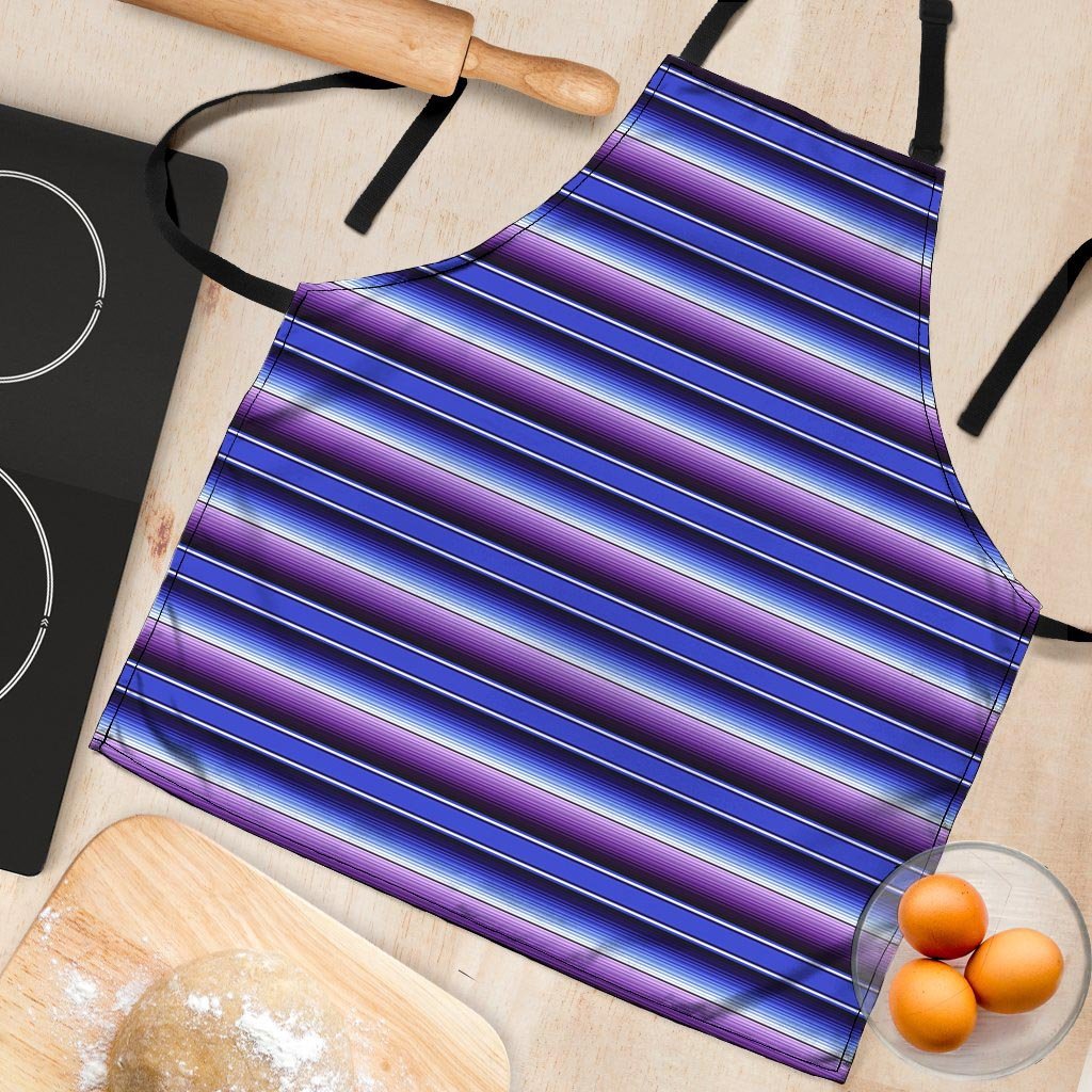 Blue And Purple Mexican Baja Women's Apron-grizzshop